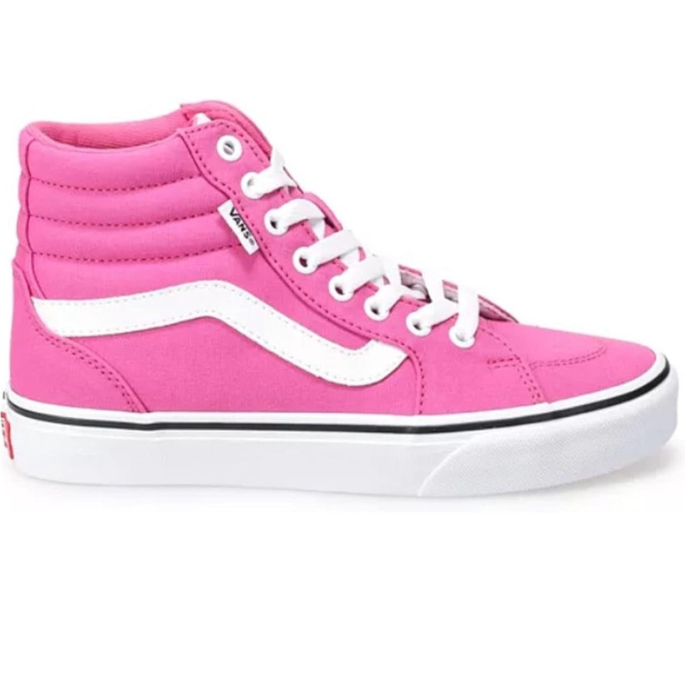 Pink high top vans